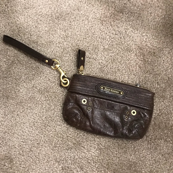 Brown Juicy Couture Wristlet - Picture 2 of 4